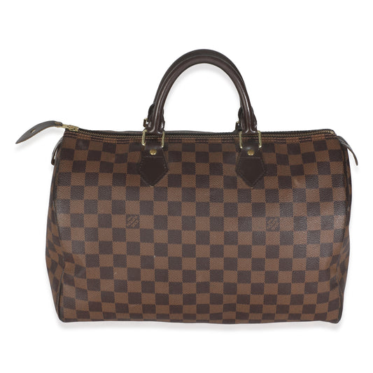 Louis Vuitton Damier Ebene Canvas Speedy 35