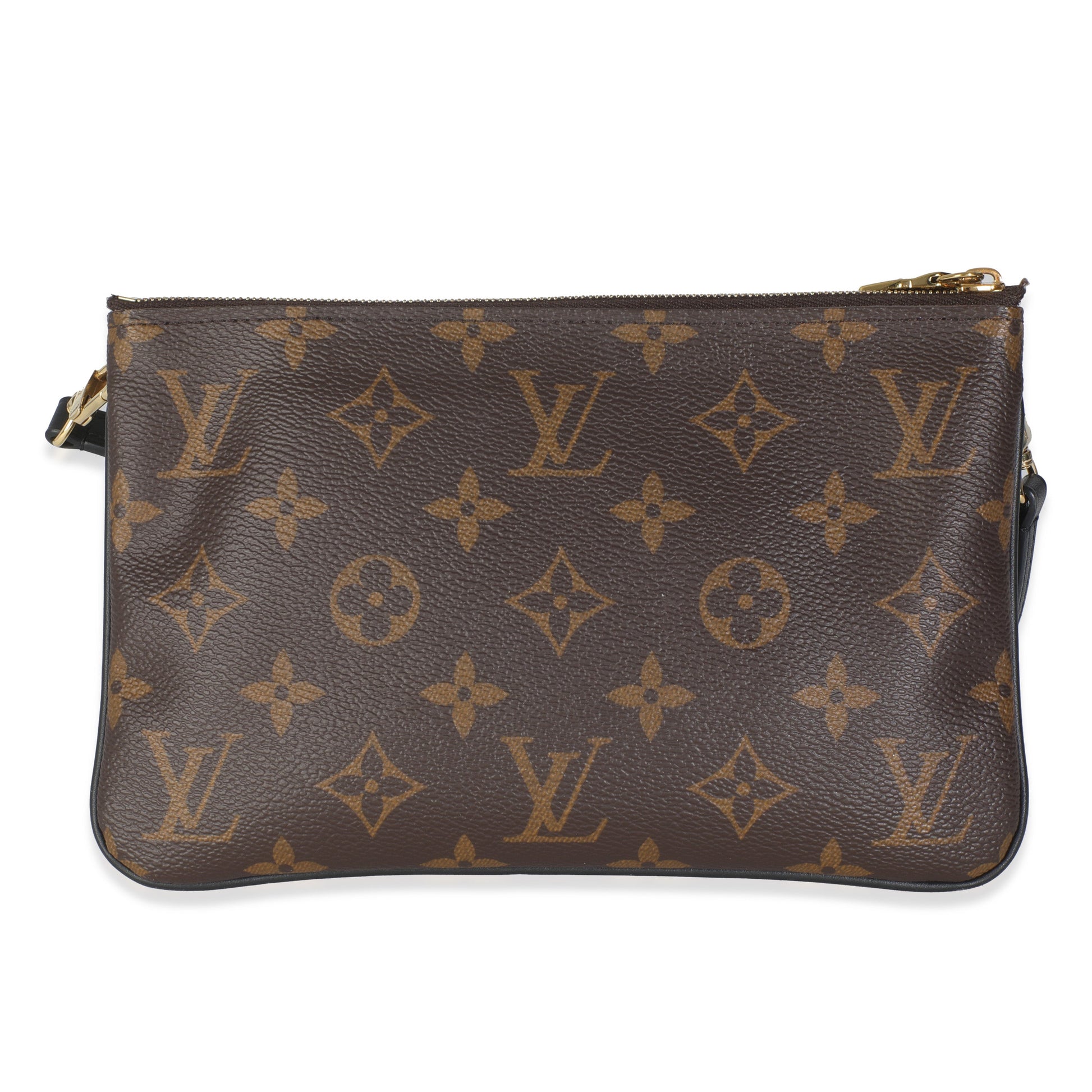  Louis Vuitton Reverse Monogram Canvas Double Zip Pochette