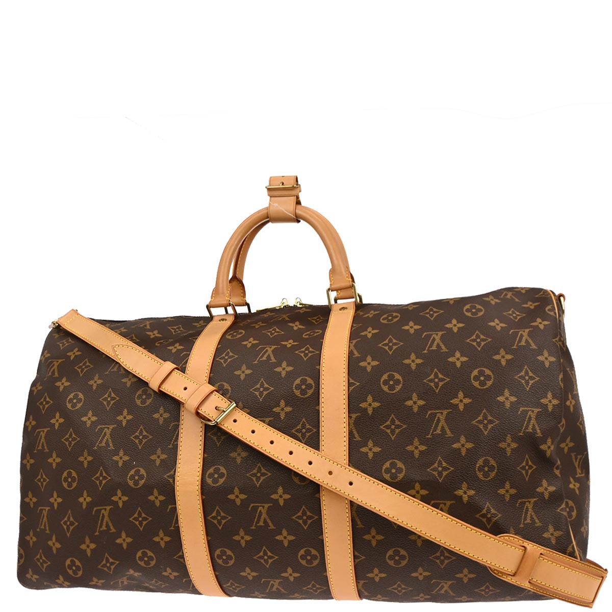 Louis Vuitton 2004 Monogram Keepall Bandouliere 55 Duffle Bag M41414