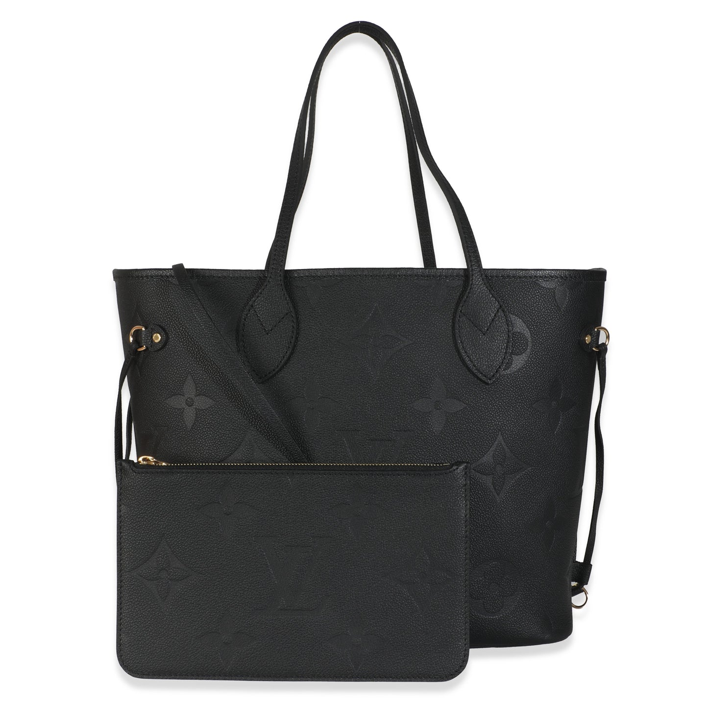 Louis Vuitton Black Monogram Empreinte Neverfull MM