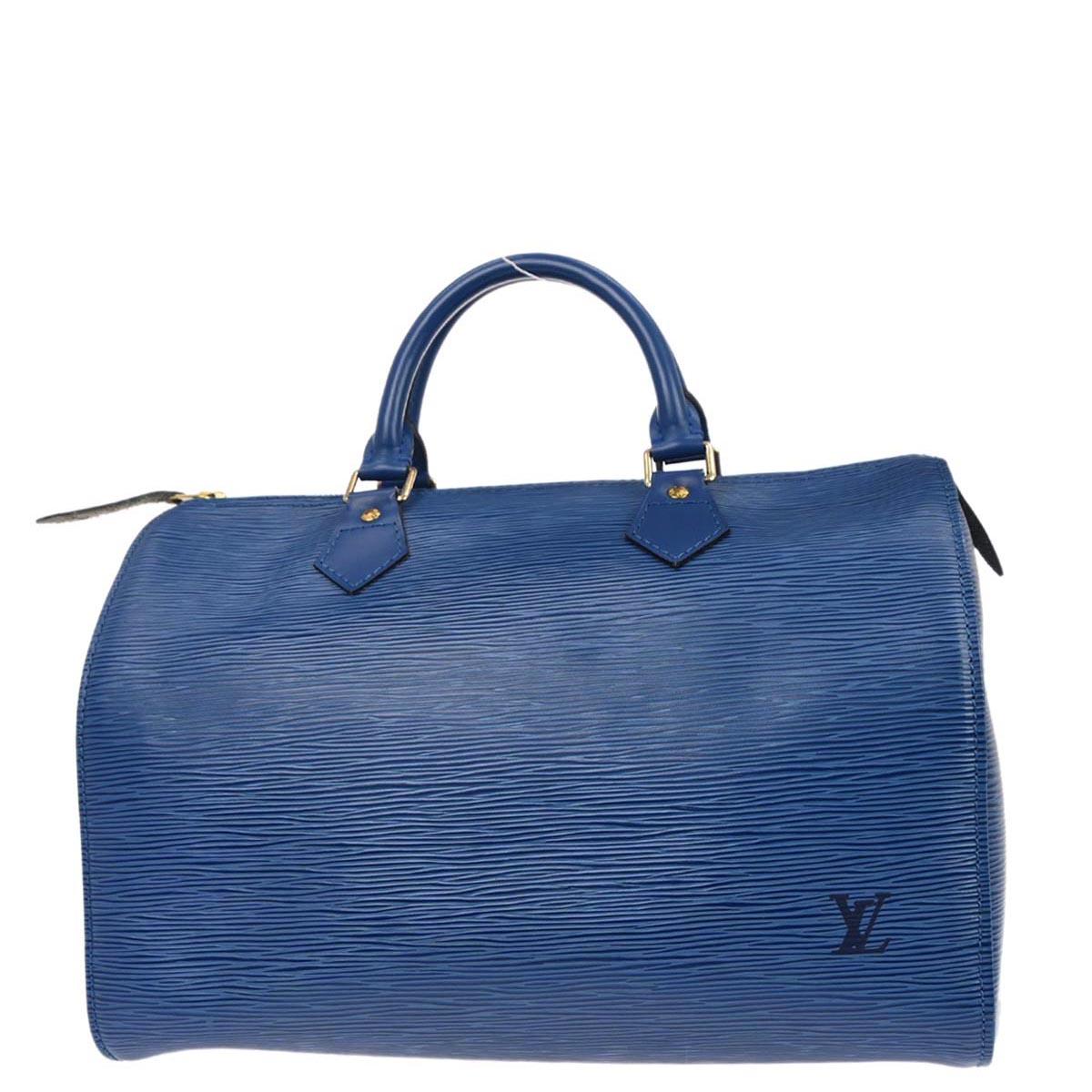 Louis Vuitton Blue Epi 30 Handbag M43005