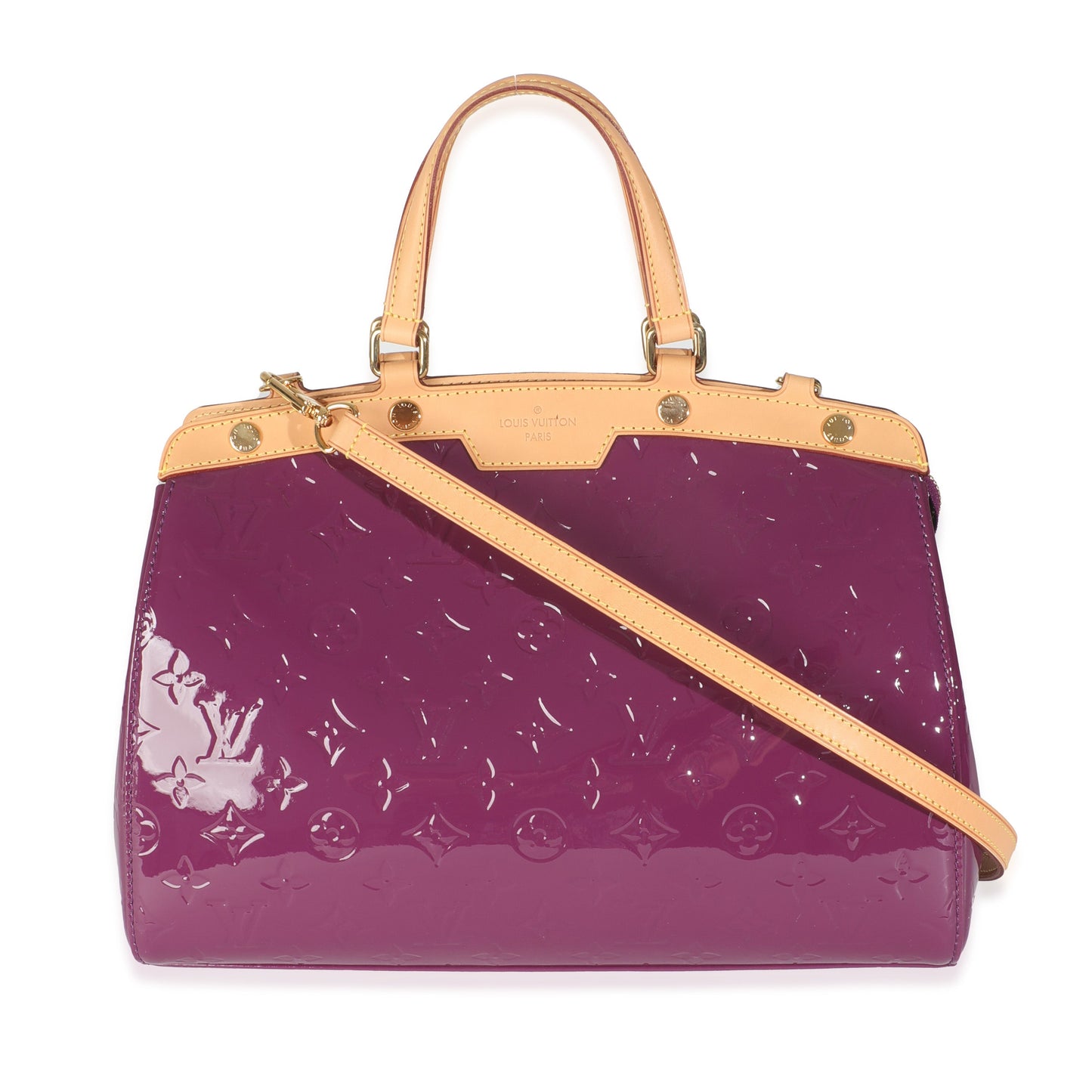 Louis Vuitton Amethyst Monogram Vernis Brea MM