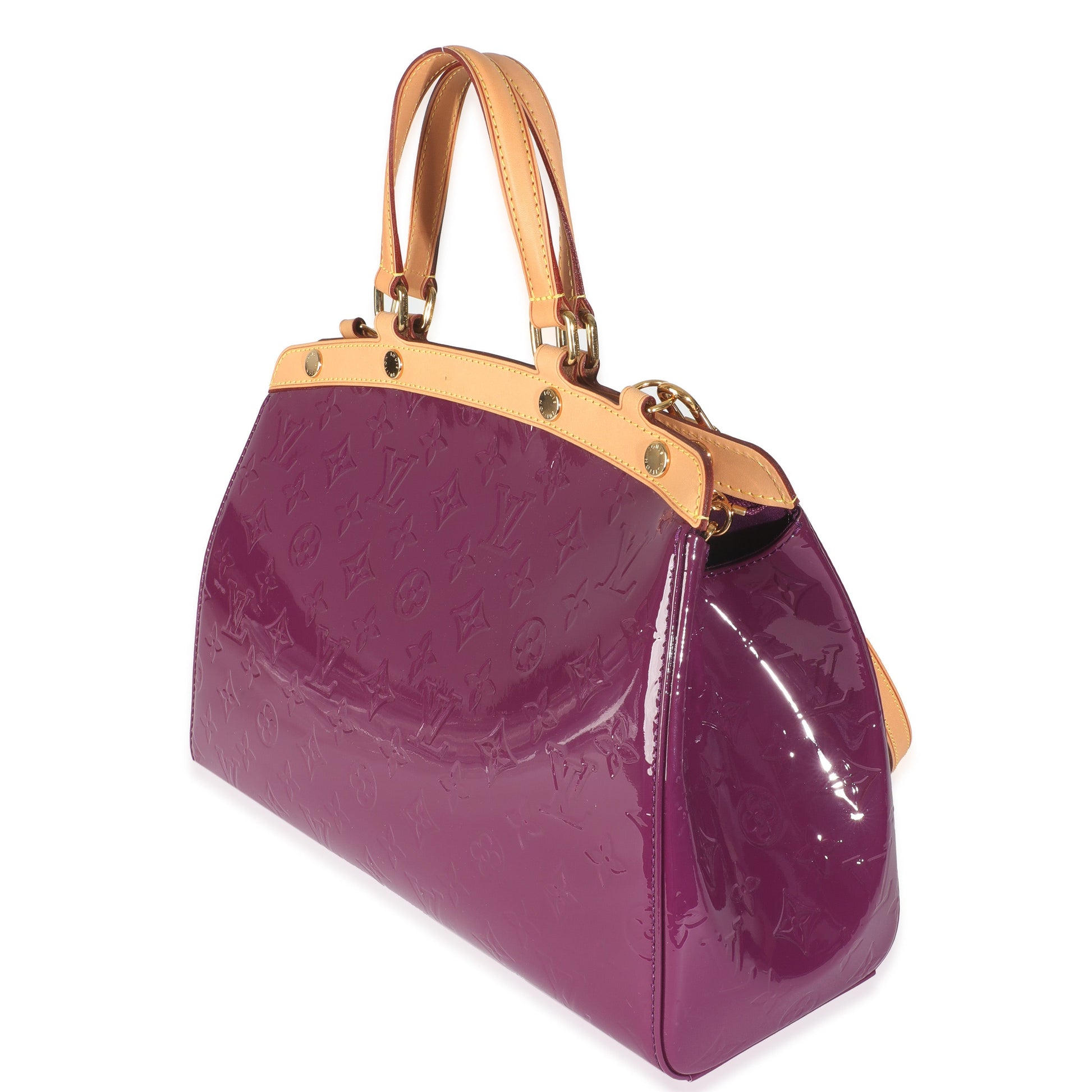 Louis Vuitton Amethyst Monogram Vernis Brea MM
