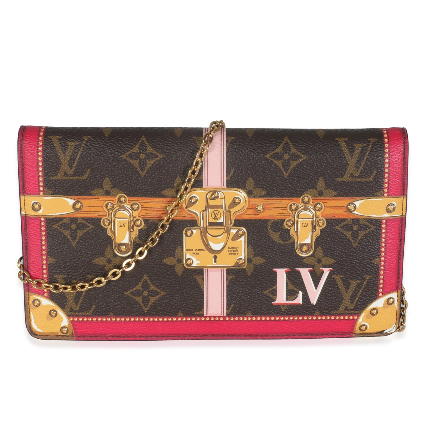 Louis Vuitton Monogram Canvas Summer Trunks Weekend Pochette