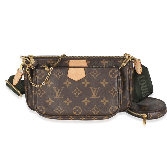 Louis Vuitton Khaki Monogram Canvas Multi Pochette Accessoires