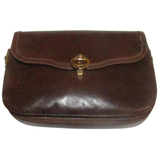 Gucci Envelope Leather Shoulder Bag
