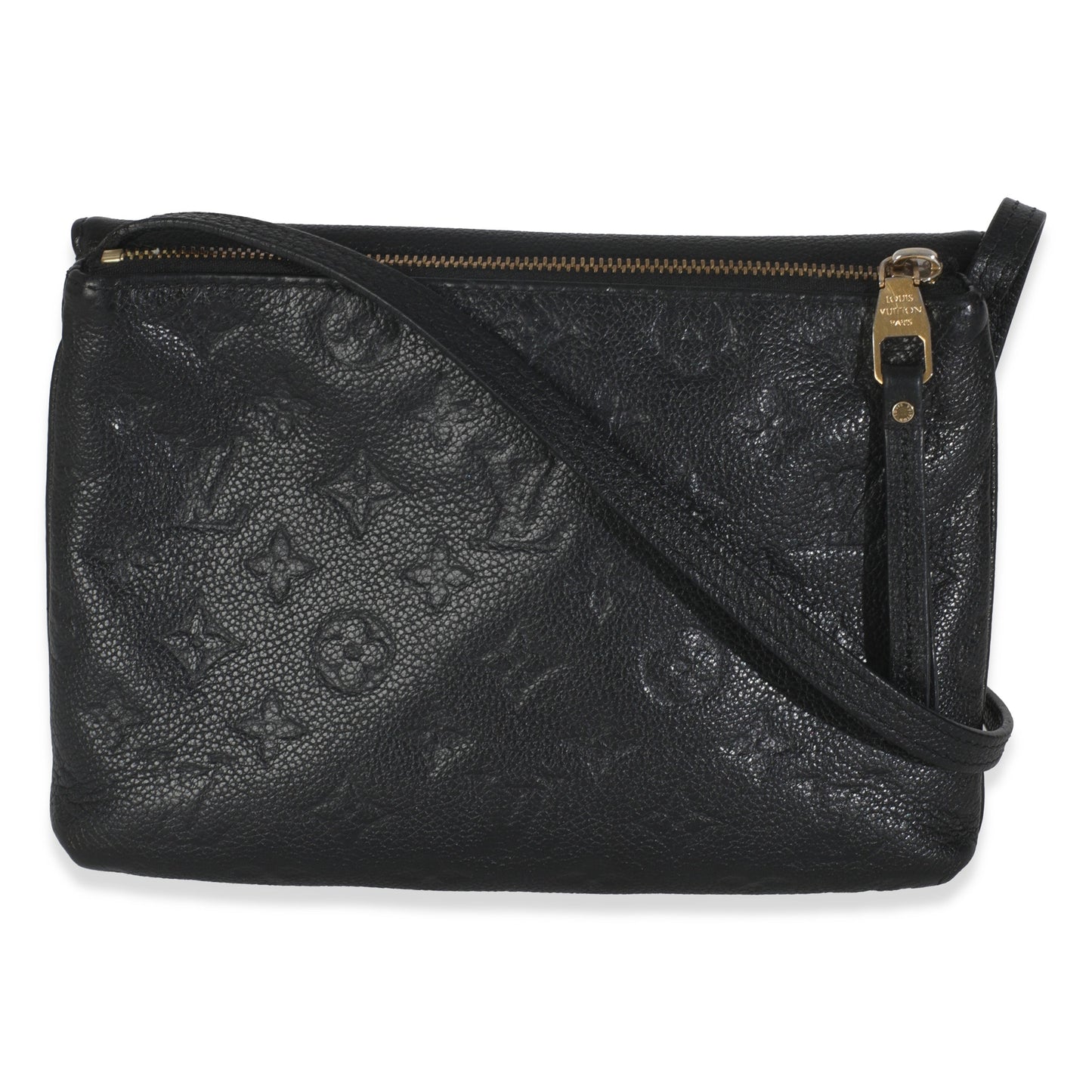 Louis Vuitton Black Monogram Empreinte Twice Bag