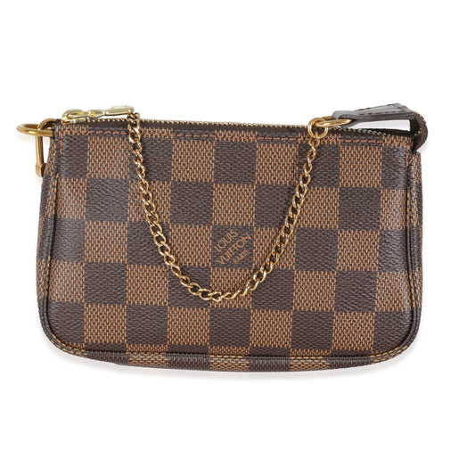 Louis Vuitton Damier Ebene Canvas Mini Pochette Accessoires