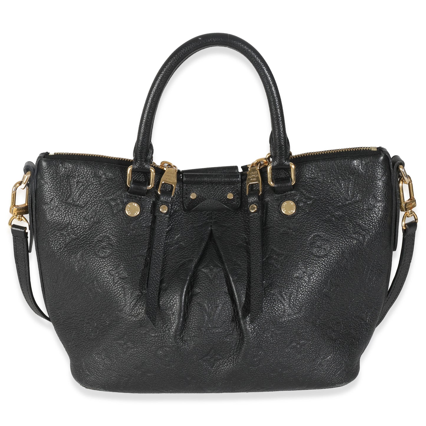 Louis Vuitton Black Monogram Empreinte Mazarine PM