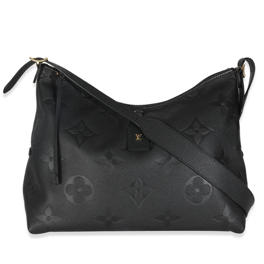 Louis Vuitton Black Monogram Empreinte Carryall MM