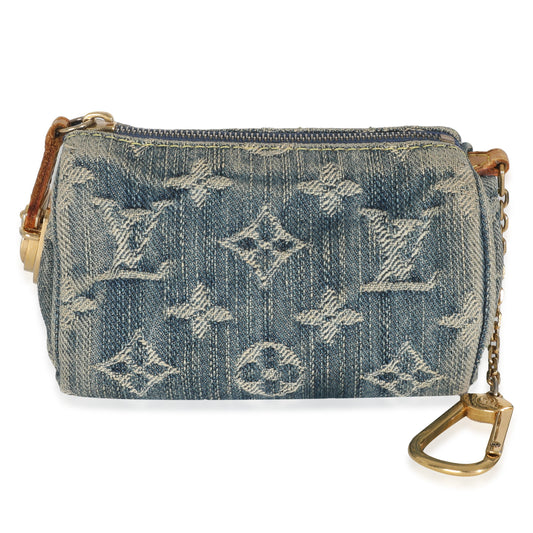 Louis Vuitton Monogram Denim Pochette Speedy PM