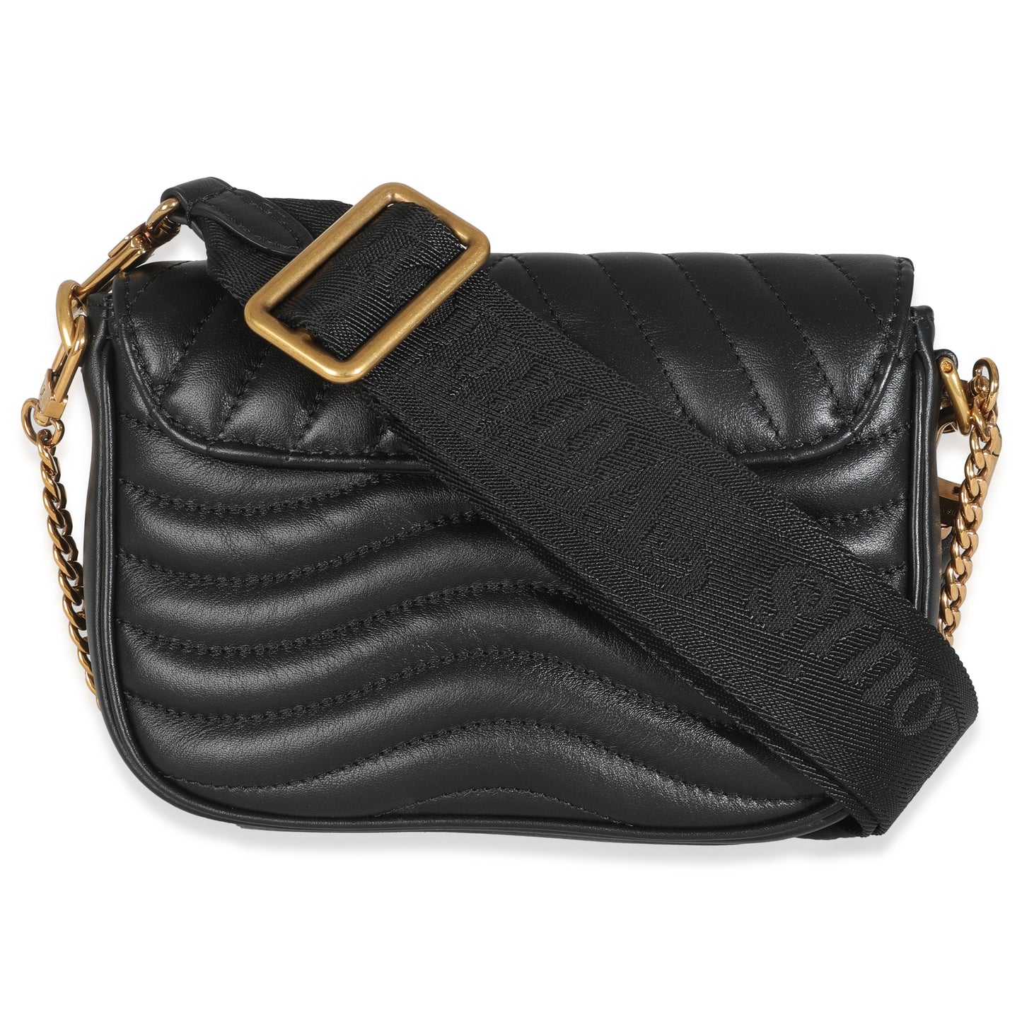  Louis Vuitton Black Calfskin New Wave Multi Pochette