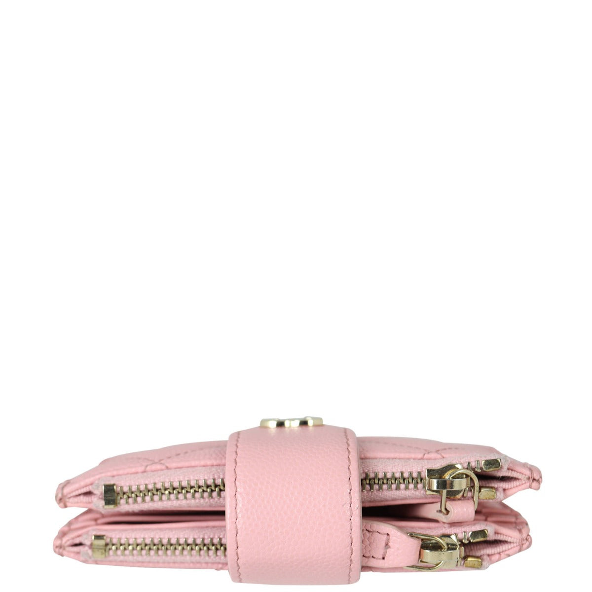 Chanel Double Zip Mini French Wallet