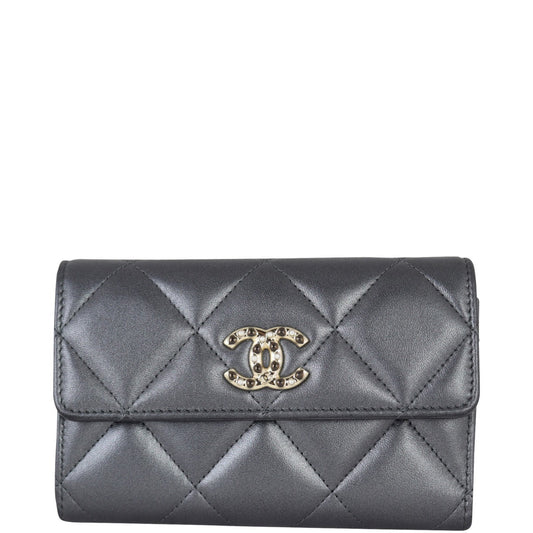 Chanel Embellished CC Compact Wallet