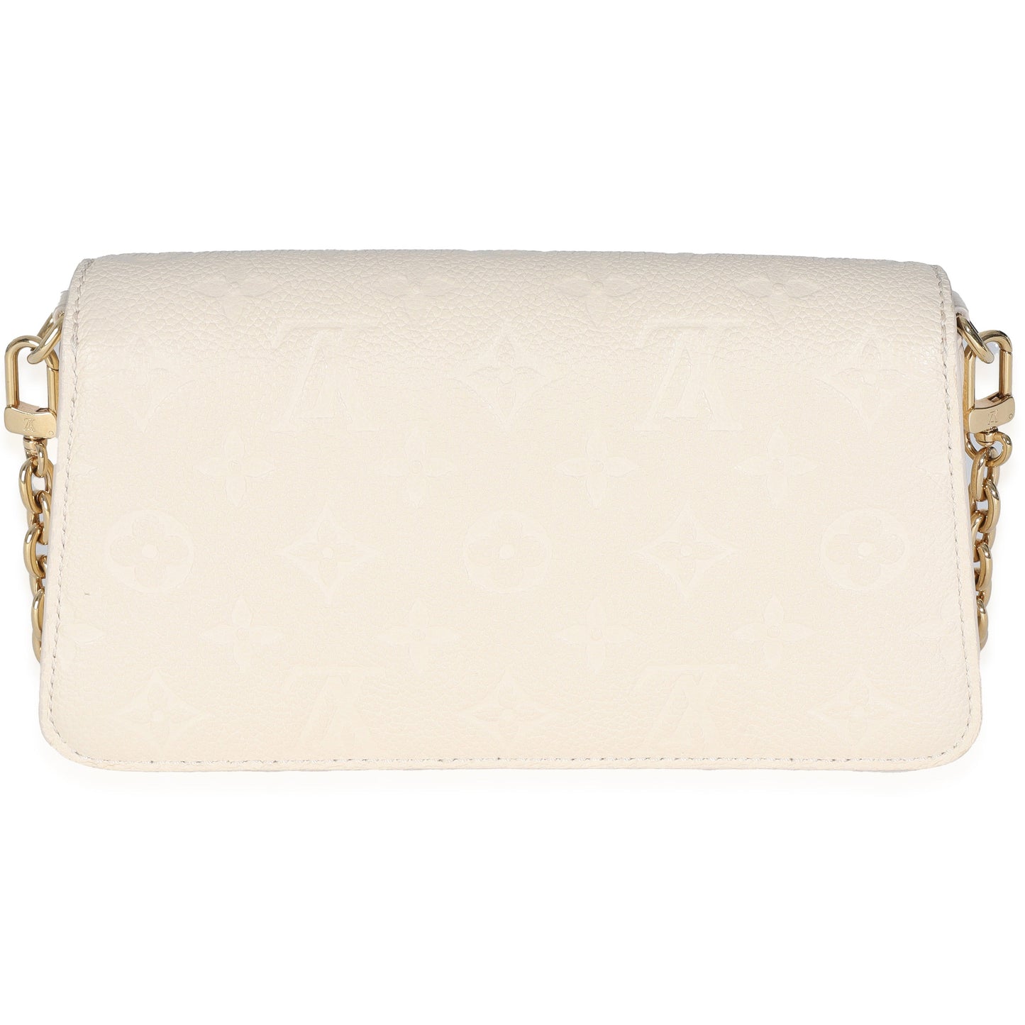 Louis Vuitton Monogram Empreinte Cream Wallet On Chain Metis