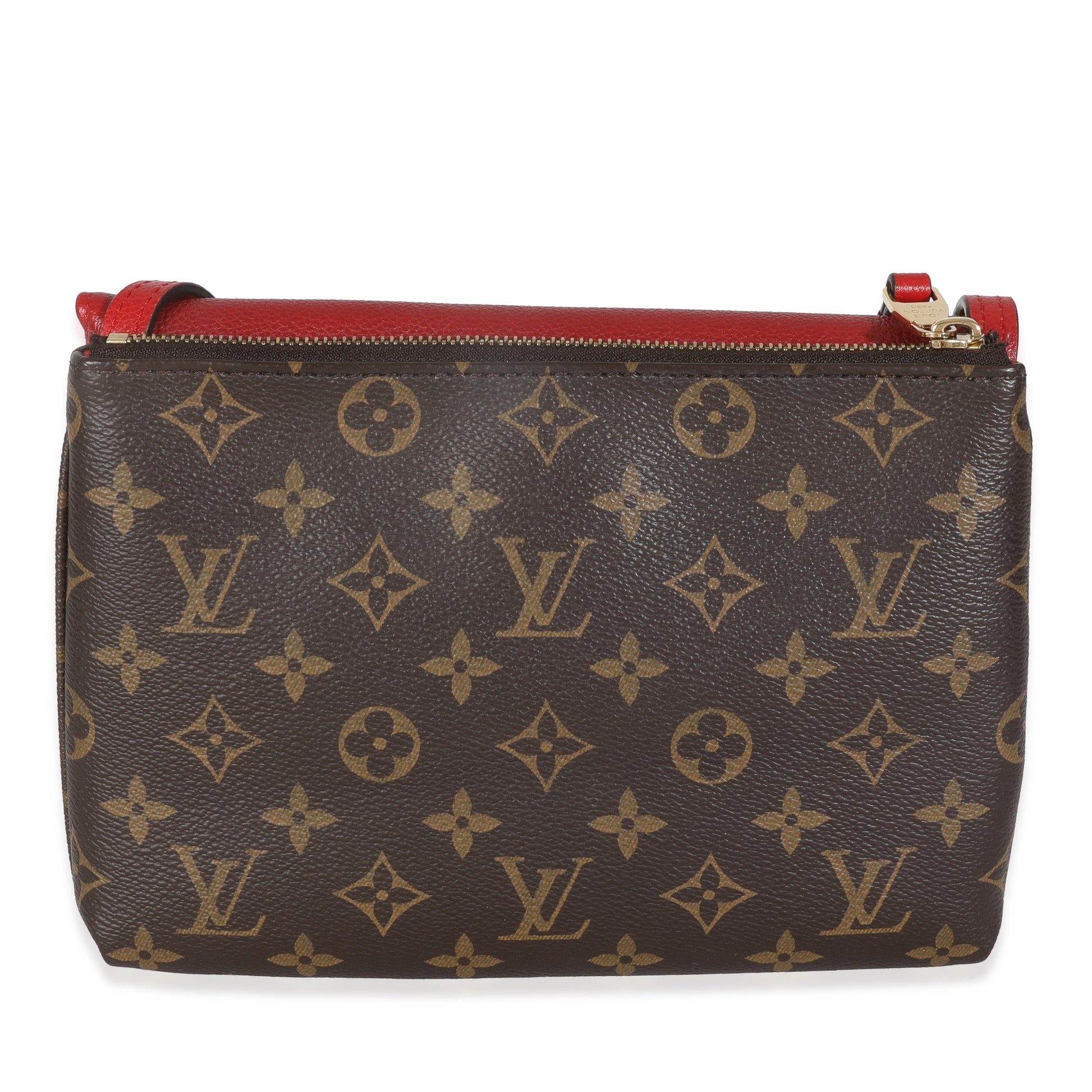  Louis Vuitton Cherry Monogram Canvas Twice Pochette