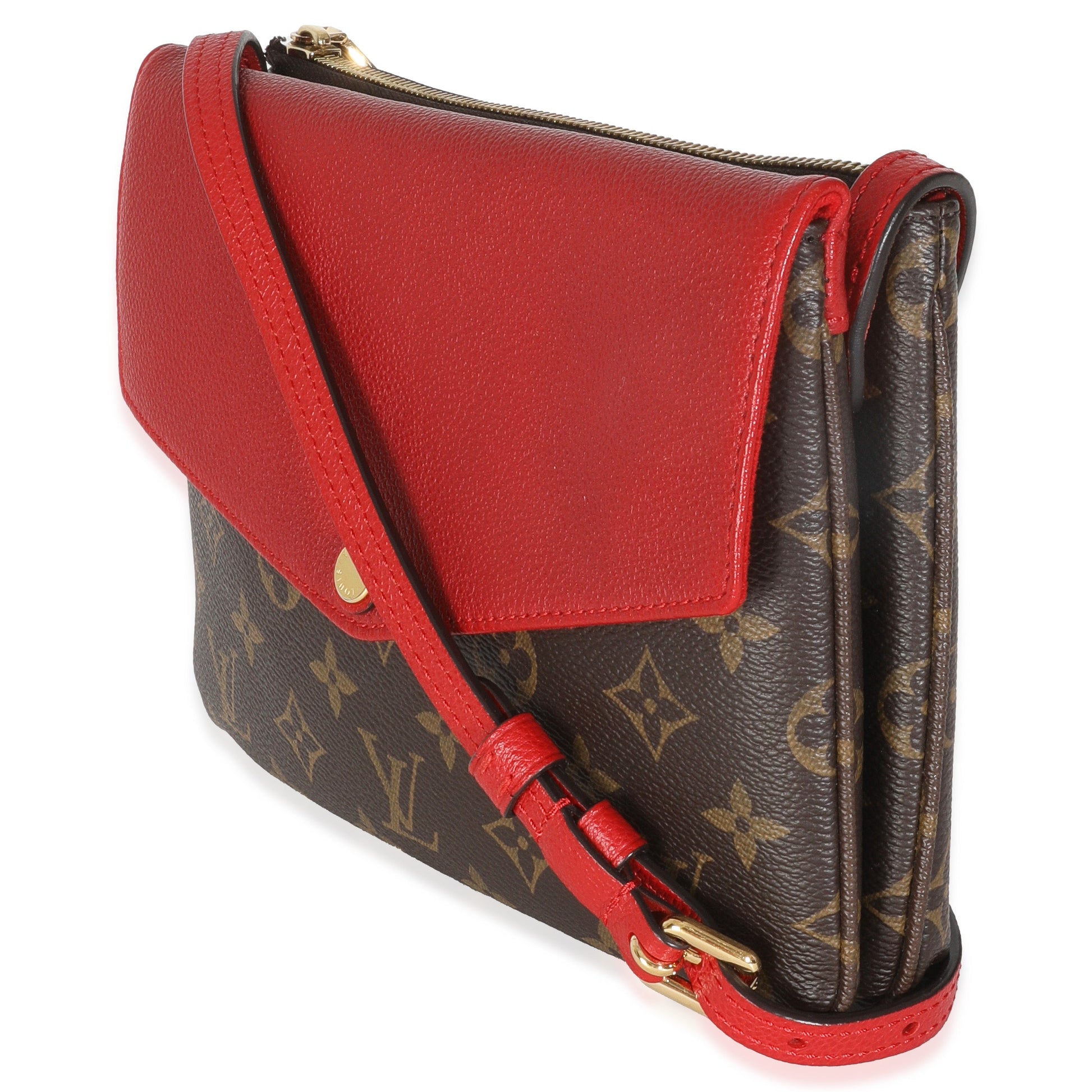  Louis Vuitton Cherry Monogram Canvas Twice Pochette