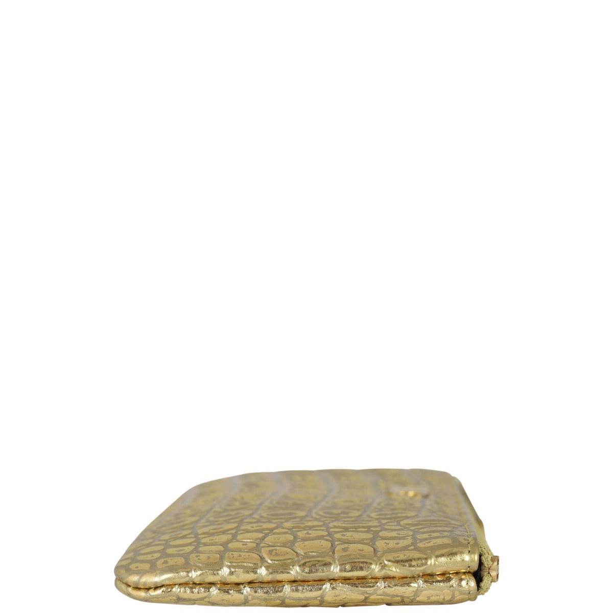 Chanel O-Case Mini Croc embossed
