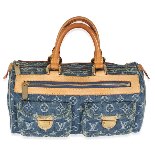 Louis Vuitton Blue Monogram Denim Neo Speedy
