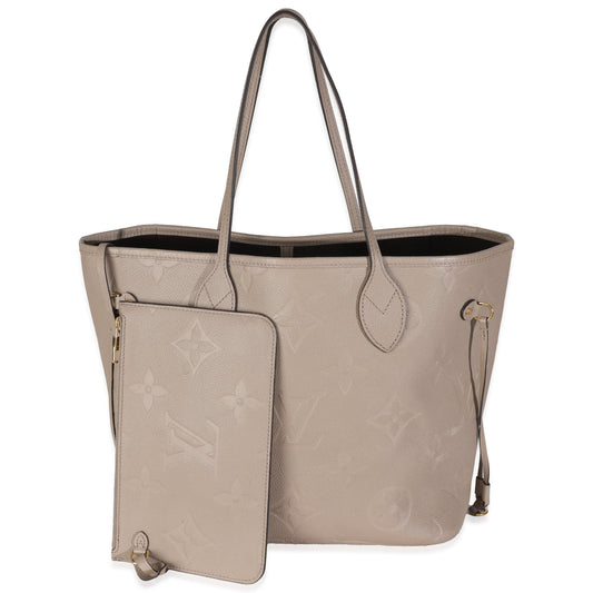Louis Vuitton Tourterelle Giant Monogram Empreinte Neverfull MM