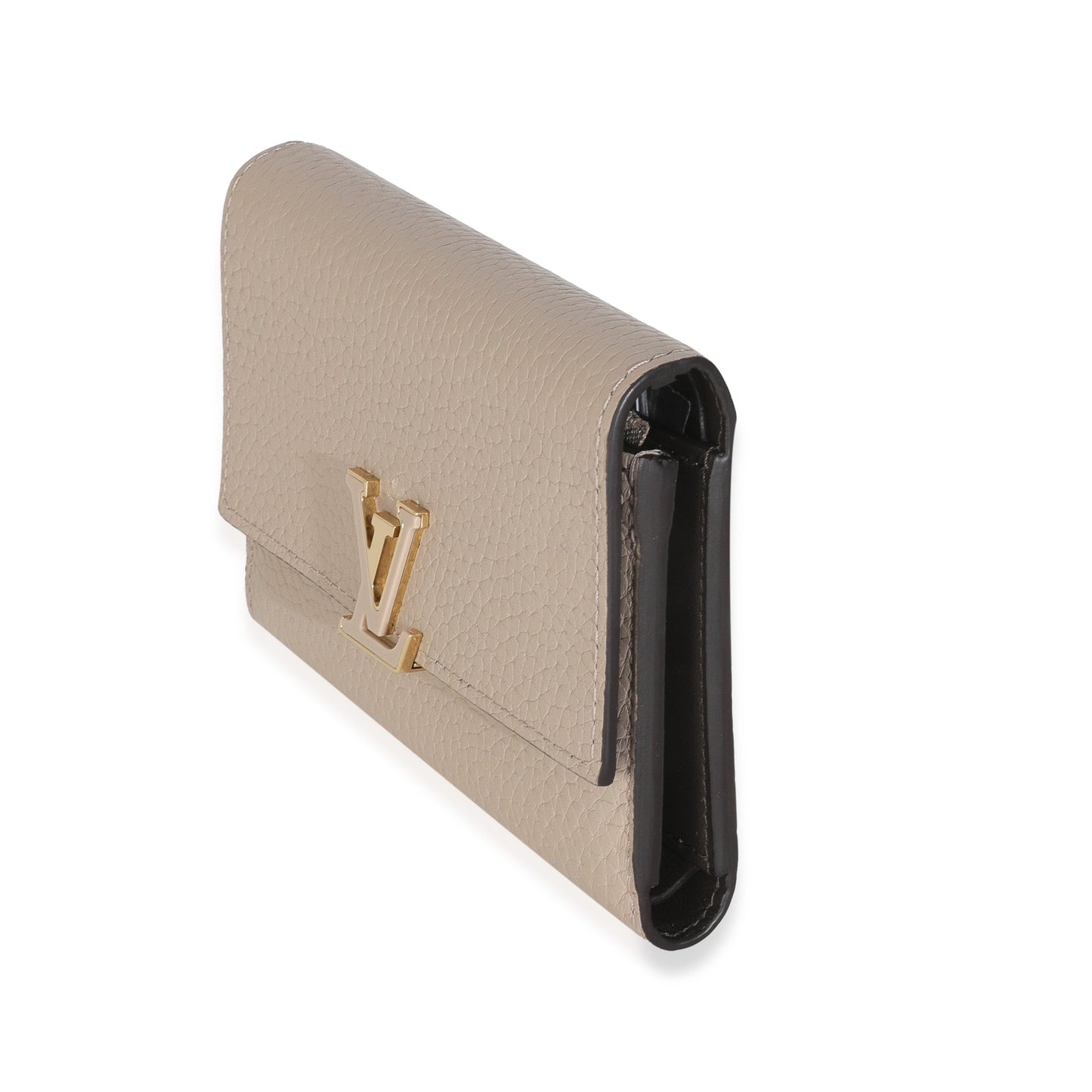 Louis Vuitton Galet Taurillon Capucines Compact Wallet