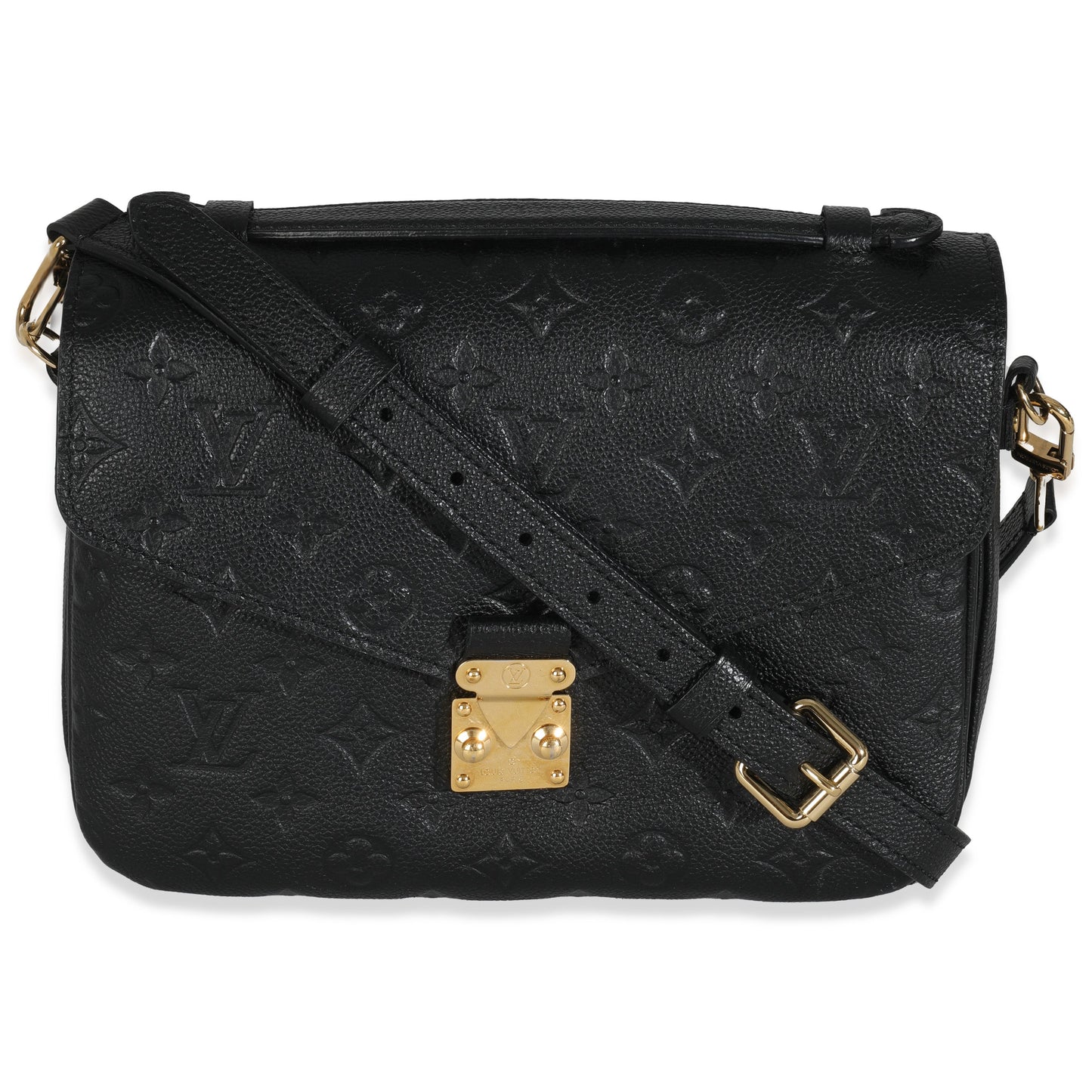 Louis Vuitton Black Monogram Empreinte Pochette Metis