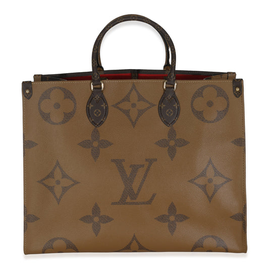Louis Vuitton Giant Monogram Reverse Canvas Onthego GM