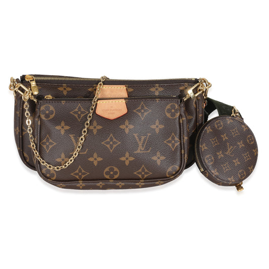 Louis Vuitton Khaki Monogram Canvas Multi Pochette Accessoires