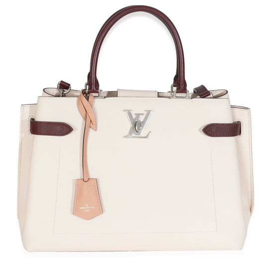 Louis Vuitton Rose Silk Quartz Calla Calfskin Lockme Day