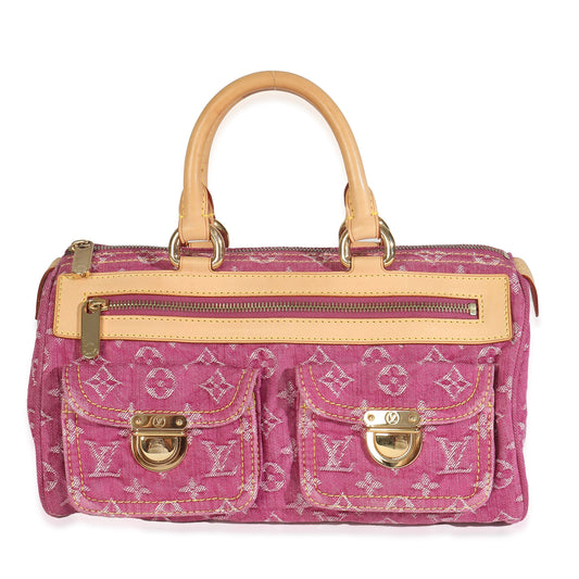Louis Vuitton Fuchsia Monogram Denim Neo Speedy