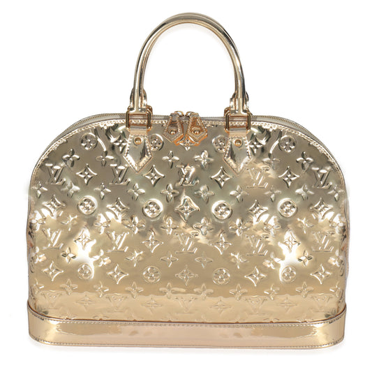Louis Vuitton Gold Monogram Miroir Alma GM