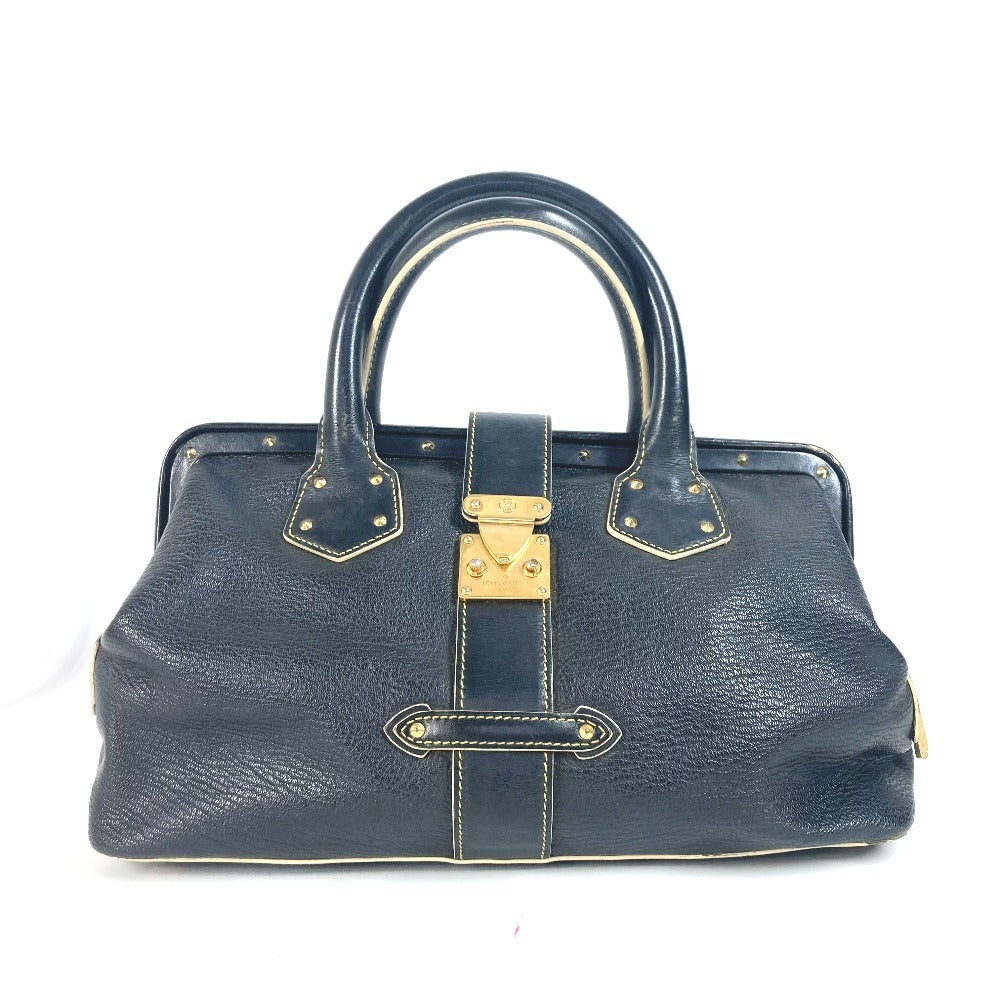 LOUIS VUITTON Handbag Suhari leather black Suhari Angenieux PM Studs Women