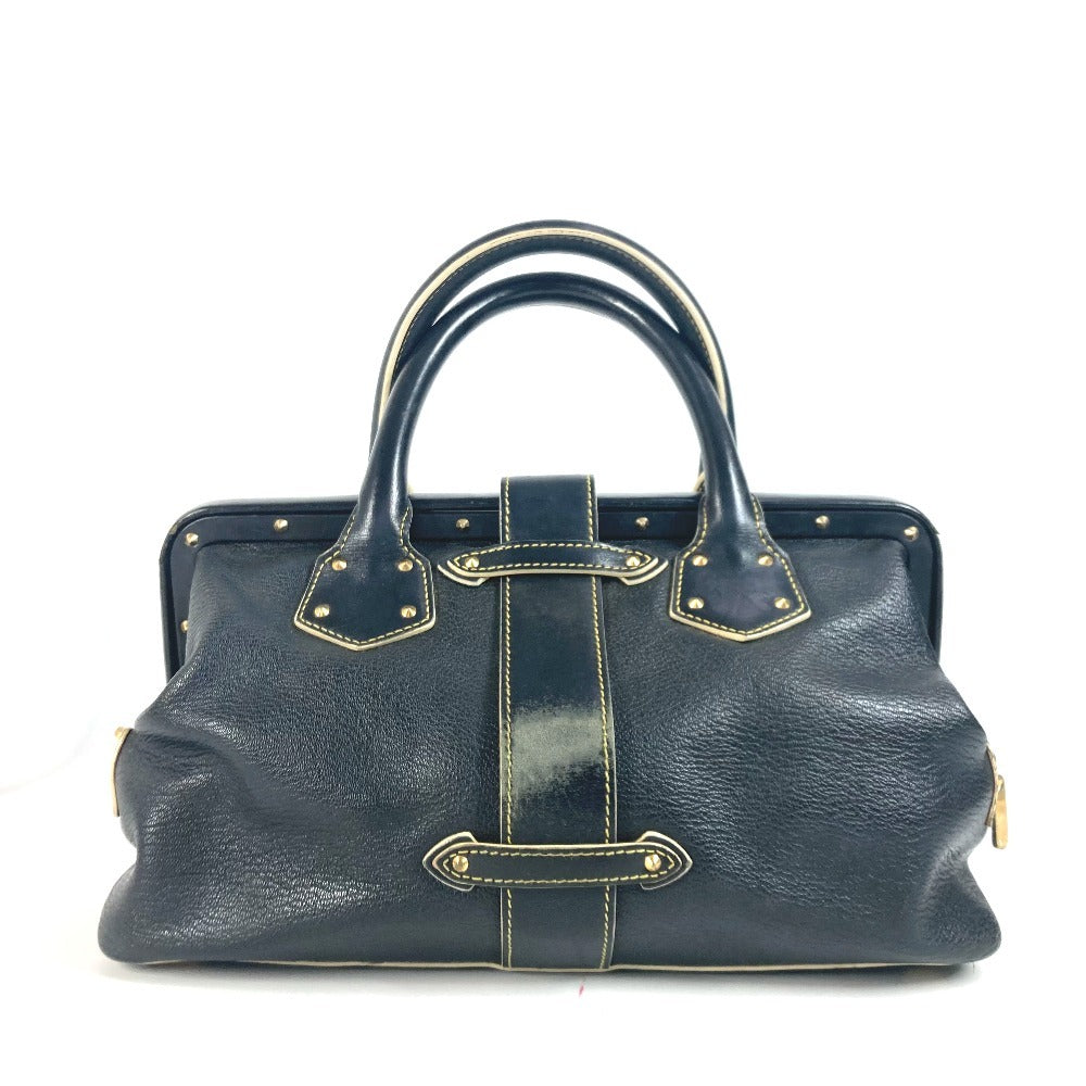 LOUIS VUITTON Handbag Suhari leather black Suhari Angenieux PM Studs Women
