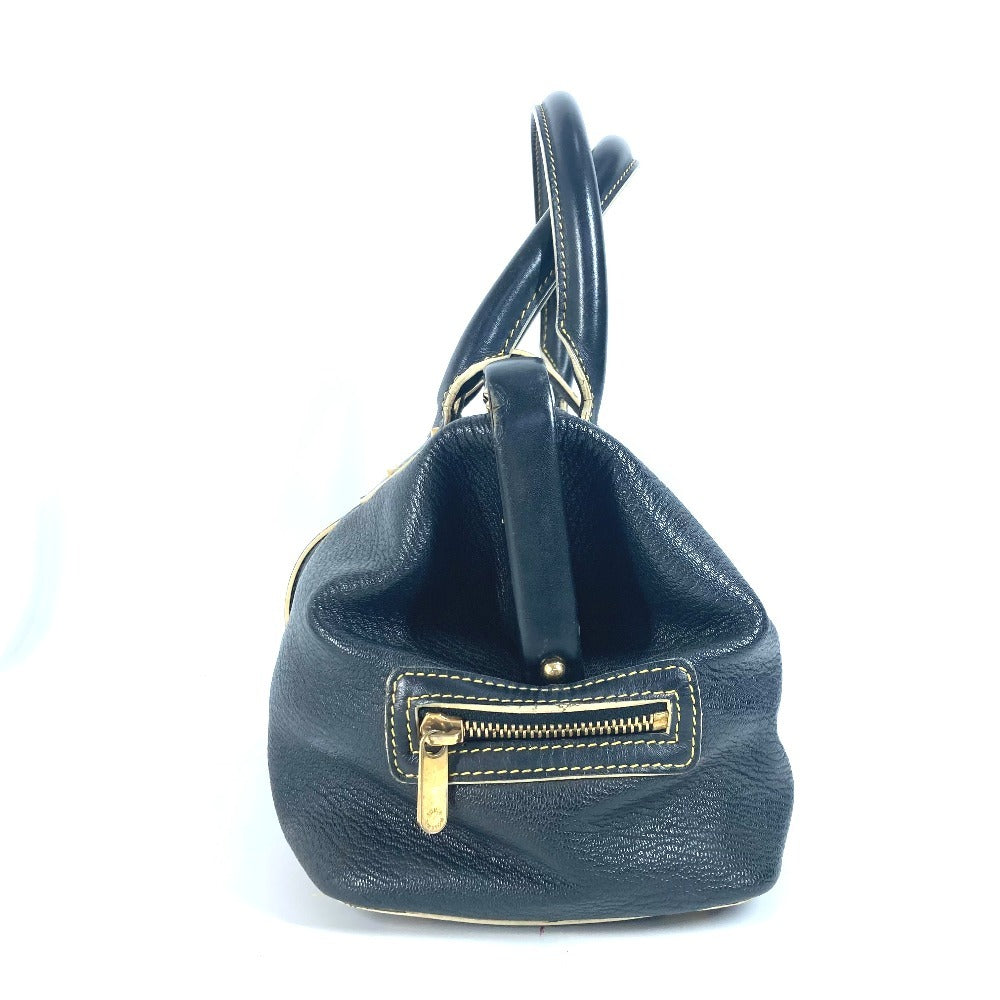 LOUIS VUITTON Handbag Suhari leather black Suhari Angenieux PM Studs Women