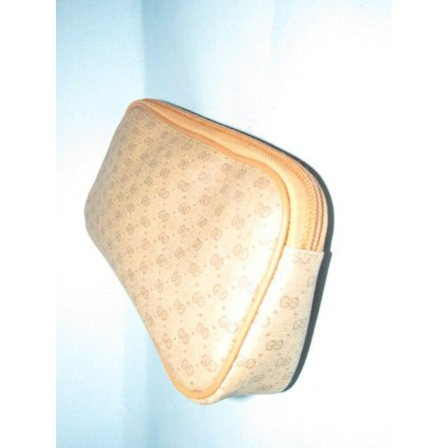 Gucci Leather Canvas Clutch