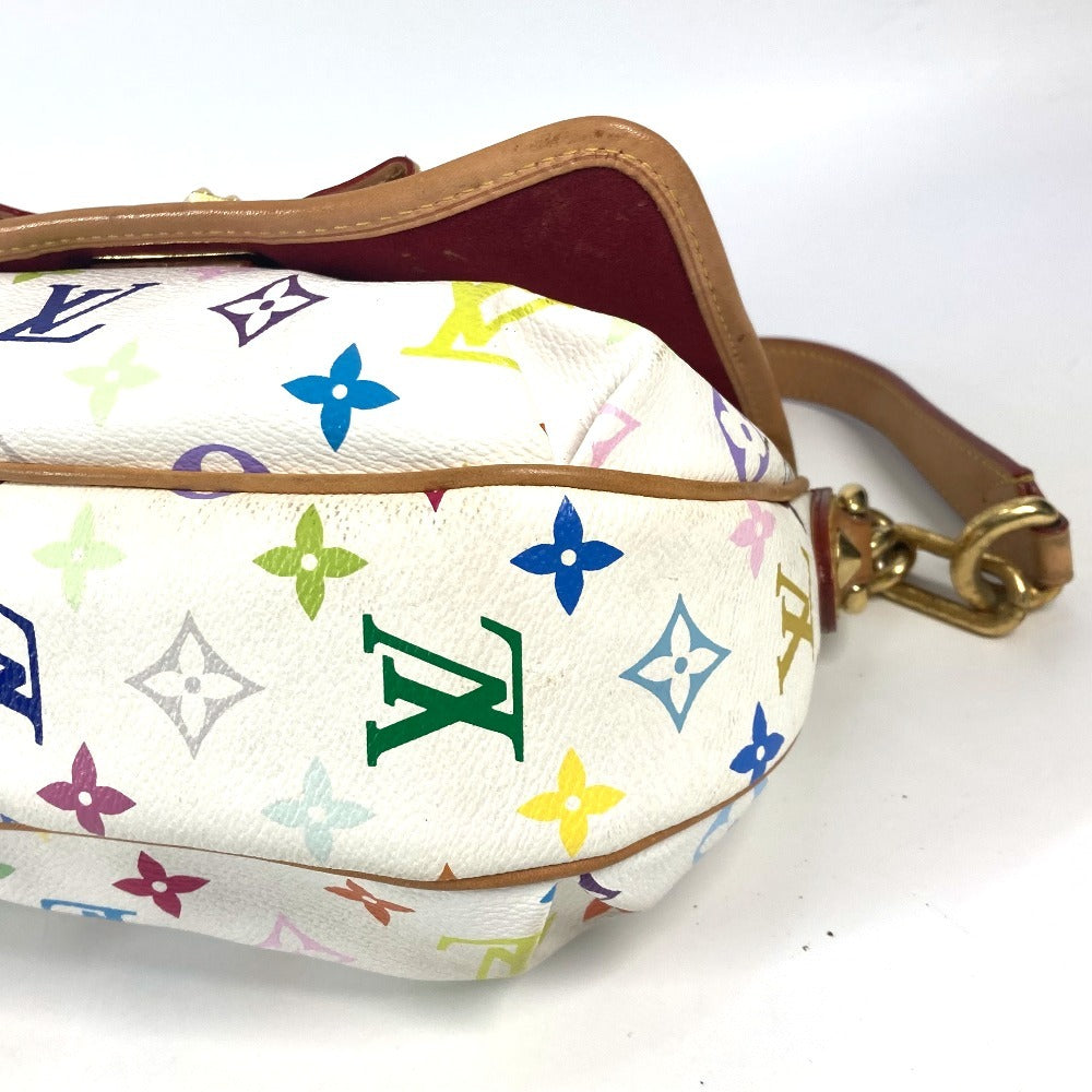 LOUIS VUITTON Shoulder Bag Monogram multicolor canvas white Monogram multicolor Patty Ribbon Ribbon Women