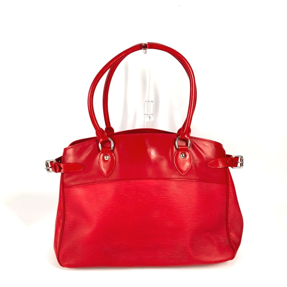 LOUIS VUITTON Handbag Epi Leather Red Epi Passy PM