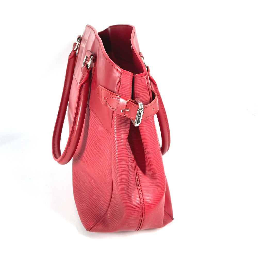 LOUIS VUITTON Handbag Epi Leather Red Epi Passy PM