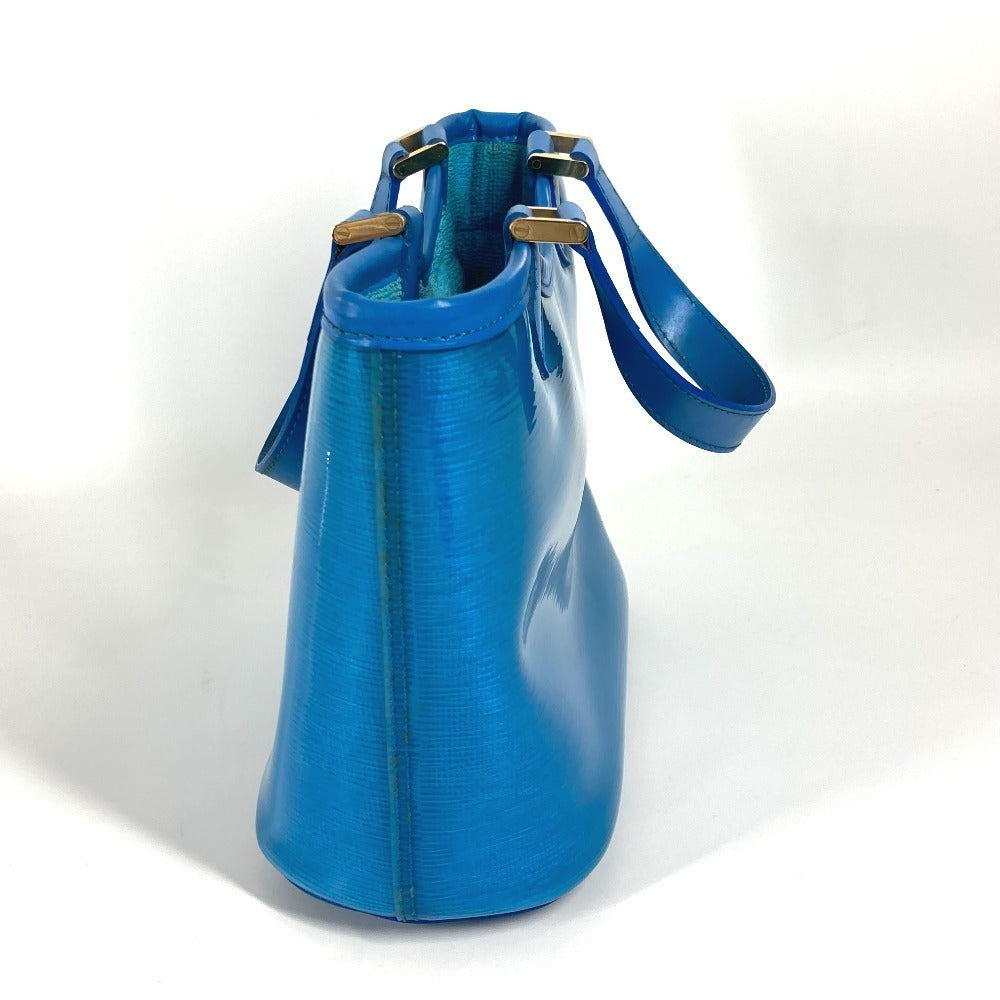 LOUIS VUITTON Handbag Plastics, Leather blue Epiplage Mini lagoon bay Women