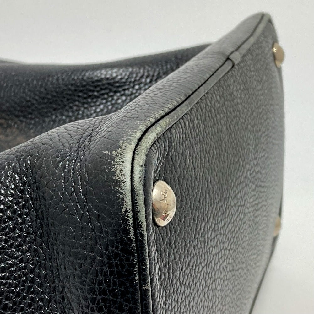 LOUIS VUITTON Tote Bag leather black Tobago T & B