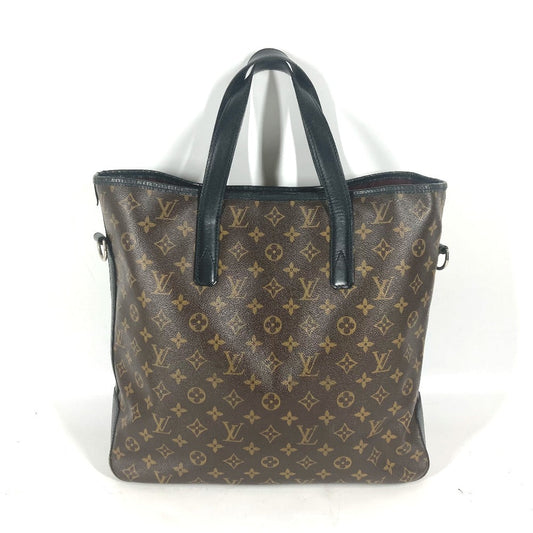 LOUIS VUITTON Tote Bag Monogram macacer canvas Brown Monogram macacer Davis mens