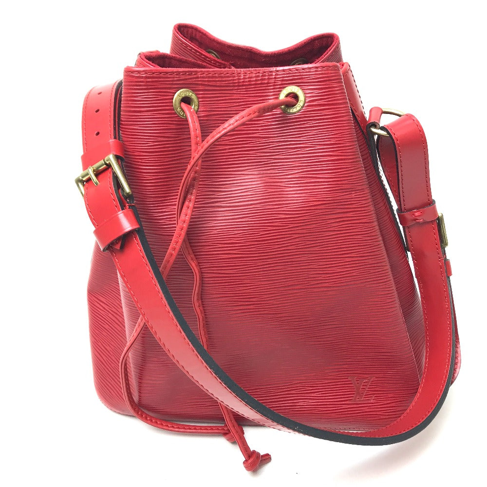 LOUIS VUITTON Shoulder Bag Epi Leather Red Epi Petit Noe Women