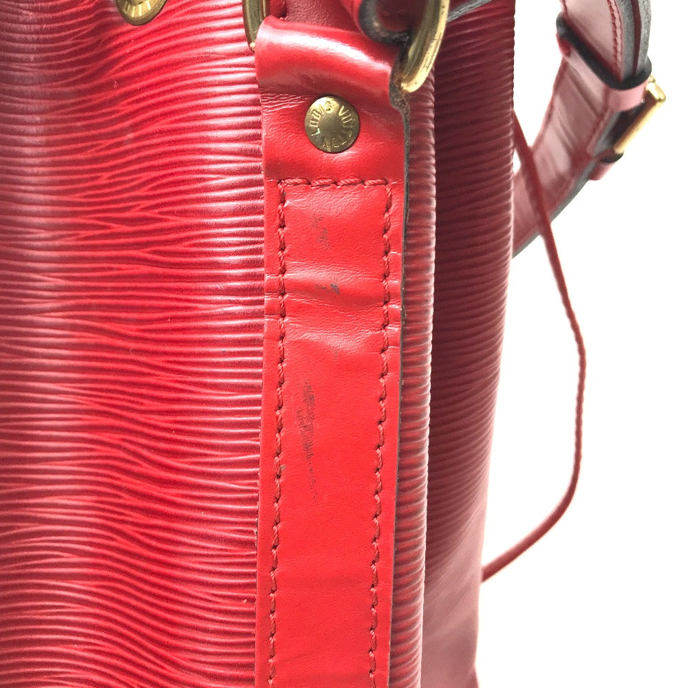 LOUIS VUITTON Shoulder Bag Epi Leather Red Epi Petit Noe Women