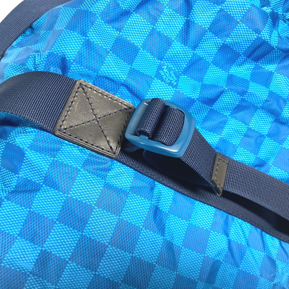 LOUIS VUITTON Boston Duffel bag Nylon blue Damier van tulle Plat Ktical mens