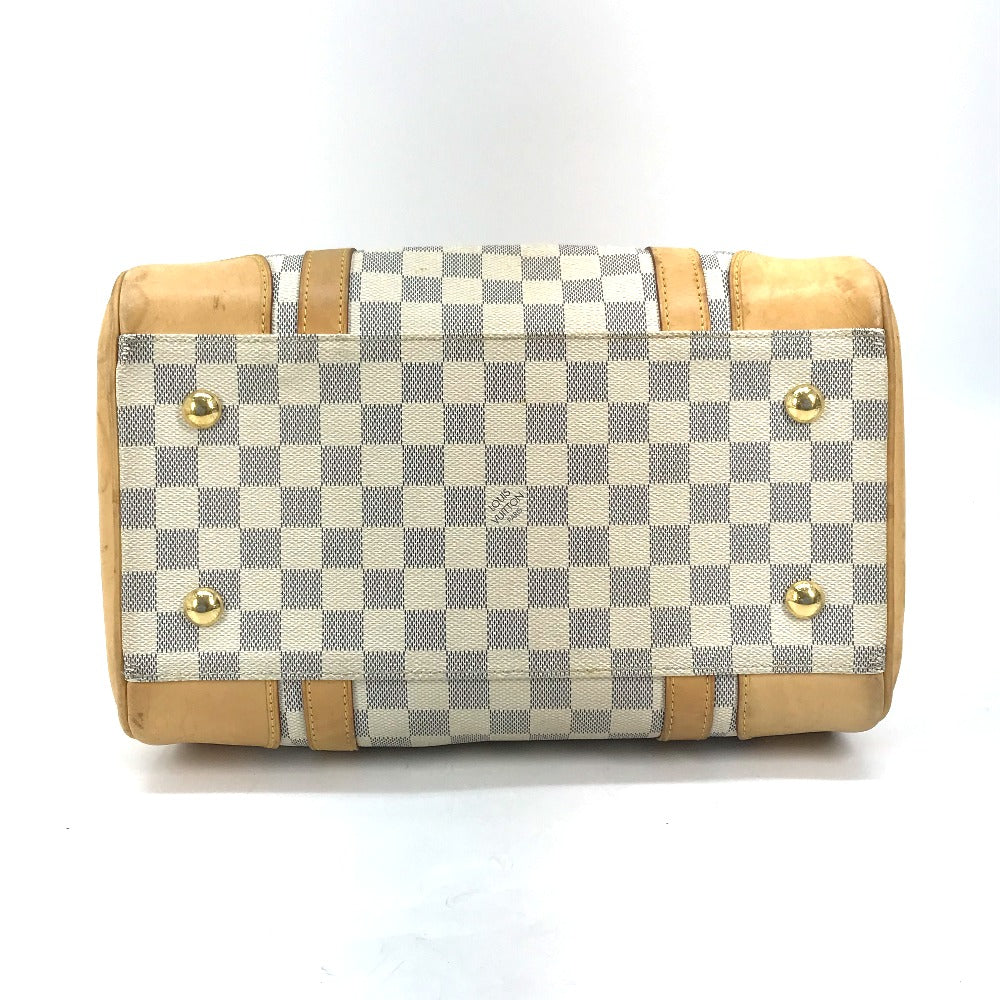 LOUIS VUITTON Handbag Damier Azur Canvas white Damier Azur Berkeley PM Women