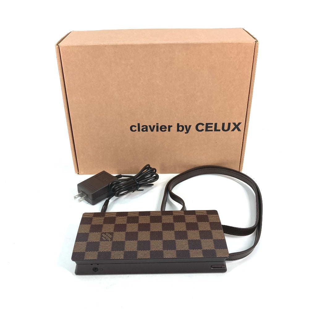 LOUIS VUITTON Other miscellaneous goods Plastic, PVC Brown CELUX VIP Customer Damier Backpack Clavier 25th Anniversary Staff Limited PC mens(Unisex)