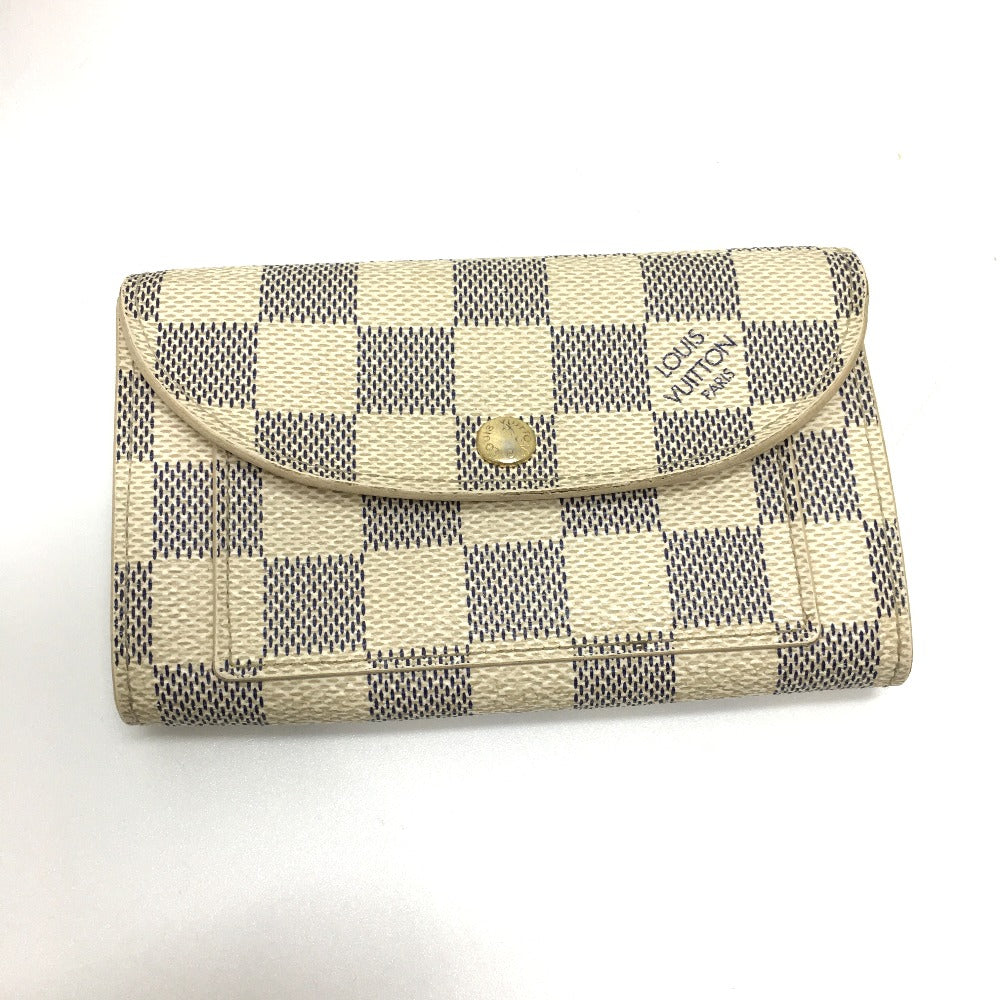 LOUIS VUITTON Waist bag Damier Azur Canvas white Saint Tulle Pochette Solo Women(Unisex)