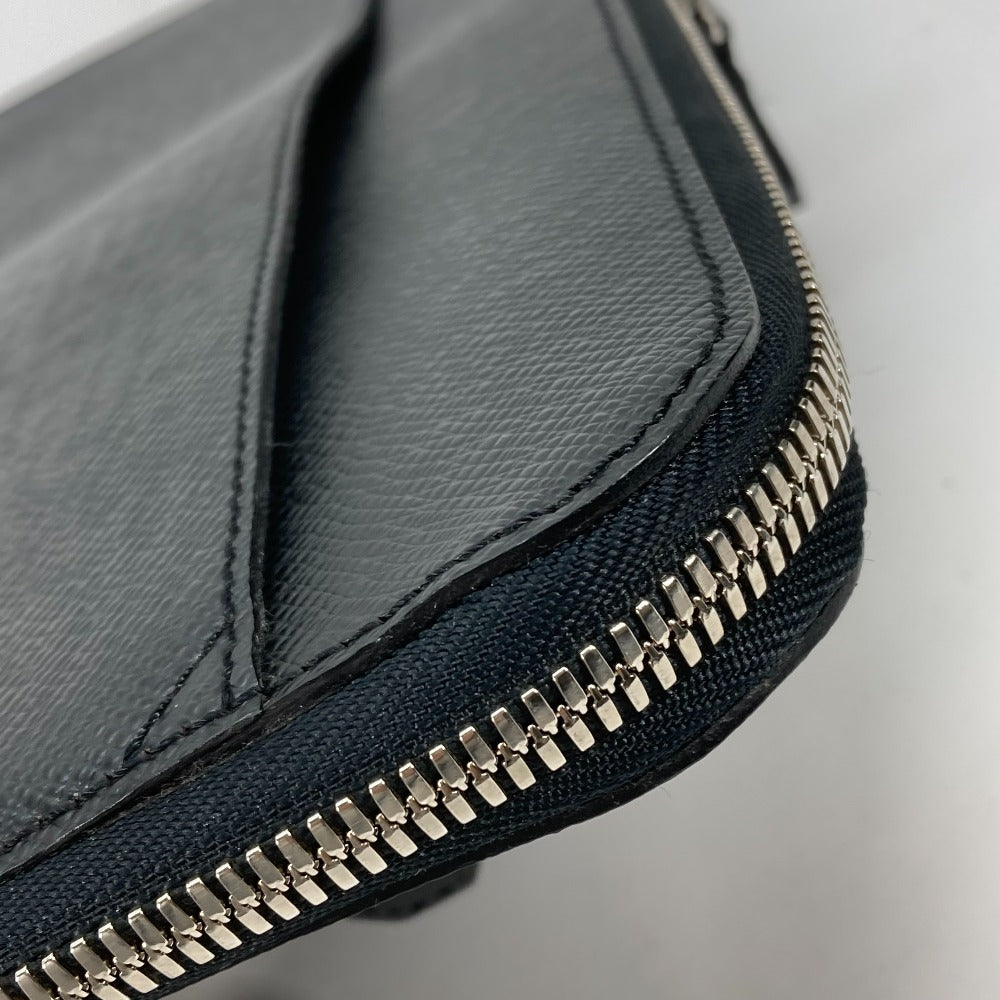 LOUIS VUITTON Business bag M32612 Taiga Leather black Taiga Vladimir mens