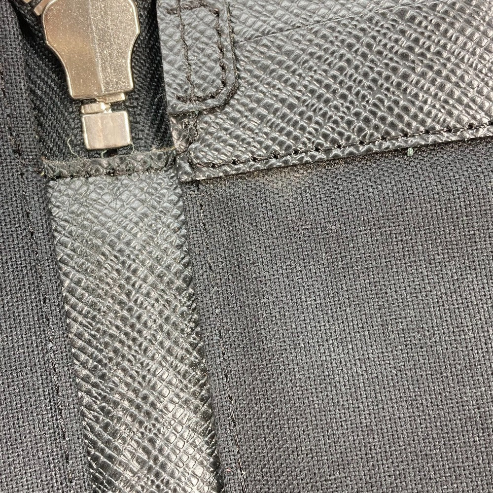 LOUIS VUITTON Business bag M32612 Taiga Leather black Taiga Vladimir mens