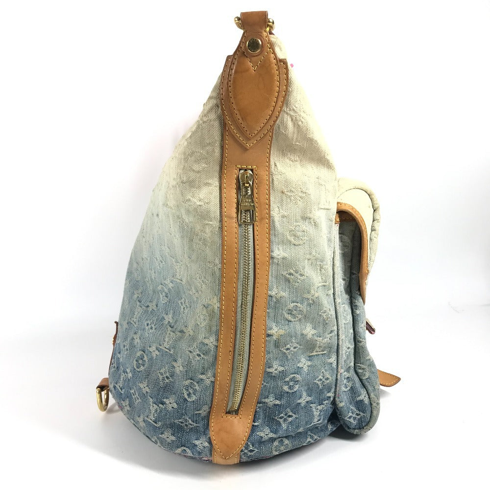 LOUIS VUITTON Shoulder Bag Monogram denim blue Monogram Denim Gradient Sunburst PM